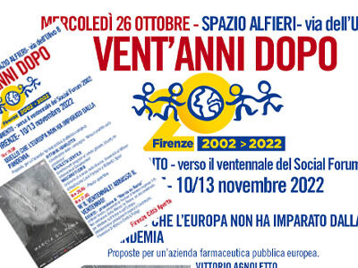 SociaForum-2002, ventennale ventennio