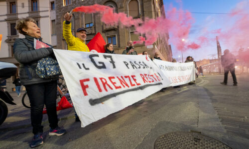 Presidio dalle 17:00 alle 18:00 in piazza Adua